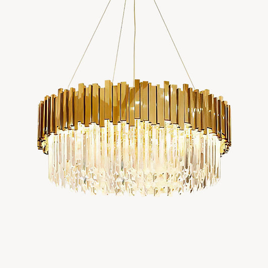 Crystaluxe™ Modern Round Crystal Ceiling Light