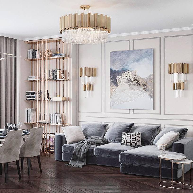 Crystaluxe™ Modern Round Crystal Ceiling Light