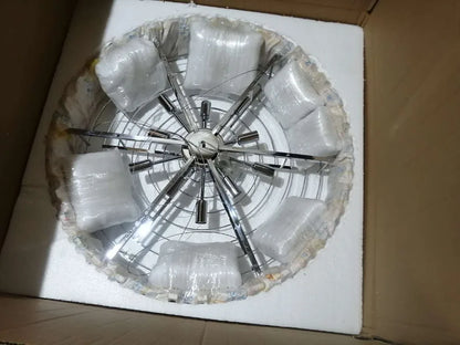 Crystaluxe™ Modern Round Crystal Ceiling Light
