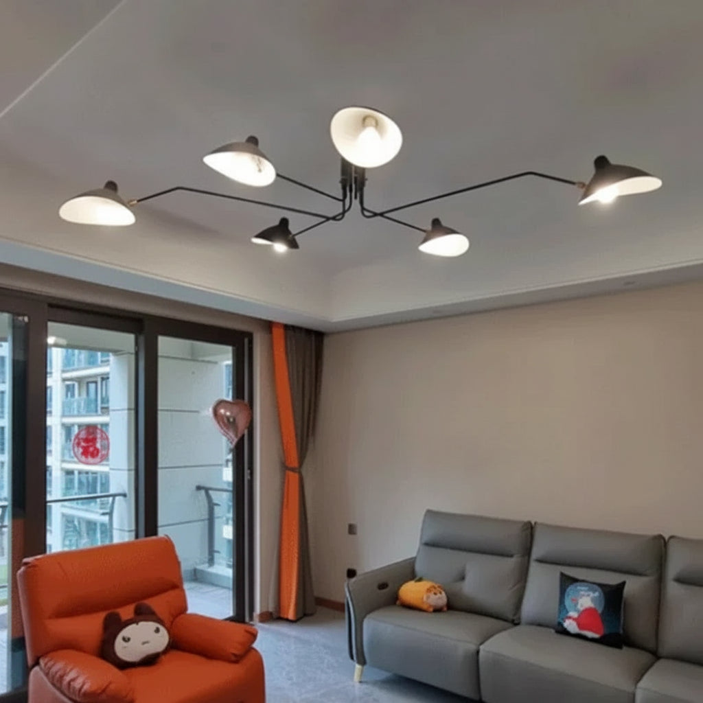 Vertex Orbit Spider Arm Ceiling light