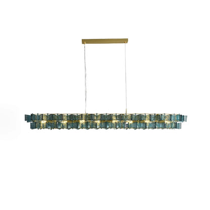 Marbella Blue Orbit Chandelier