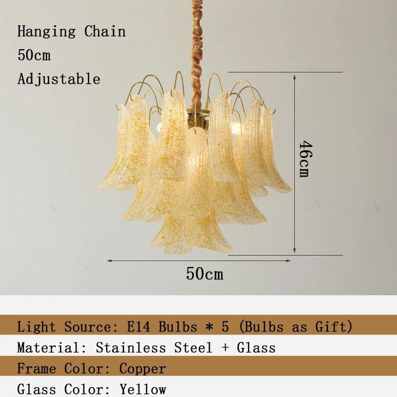 Venini Luxora Glass Chandeliers