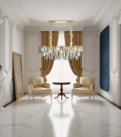 Lustra Nova Crystal Cascade Chandelier