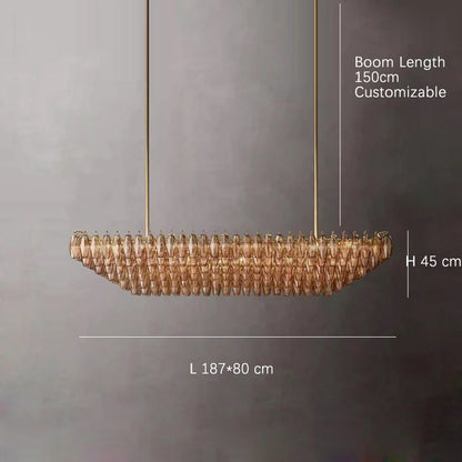 Aurelia Glass Chandelier