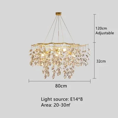 Aureliére Crystal Chandelier