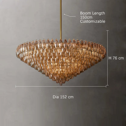 Aurelia Glass Chandelier