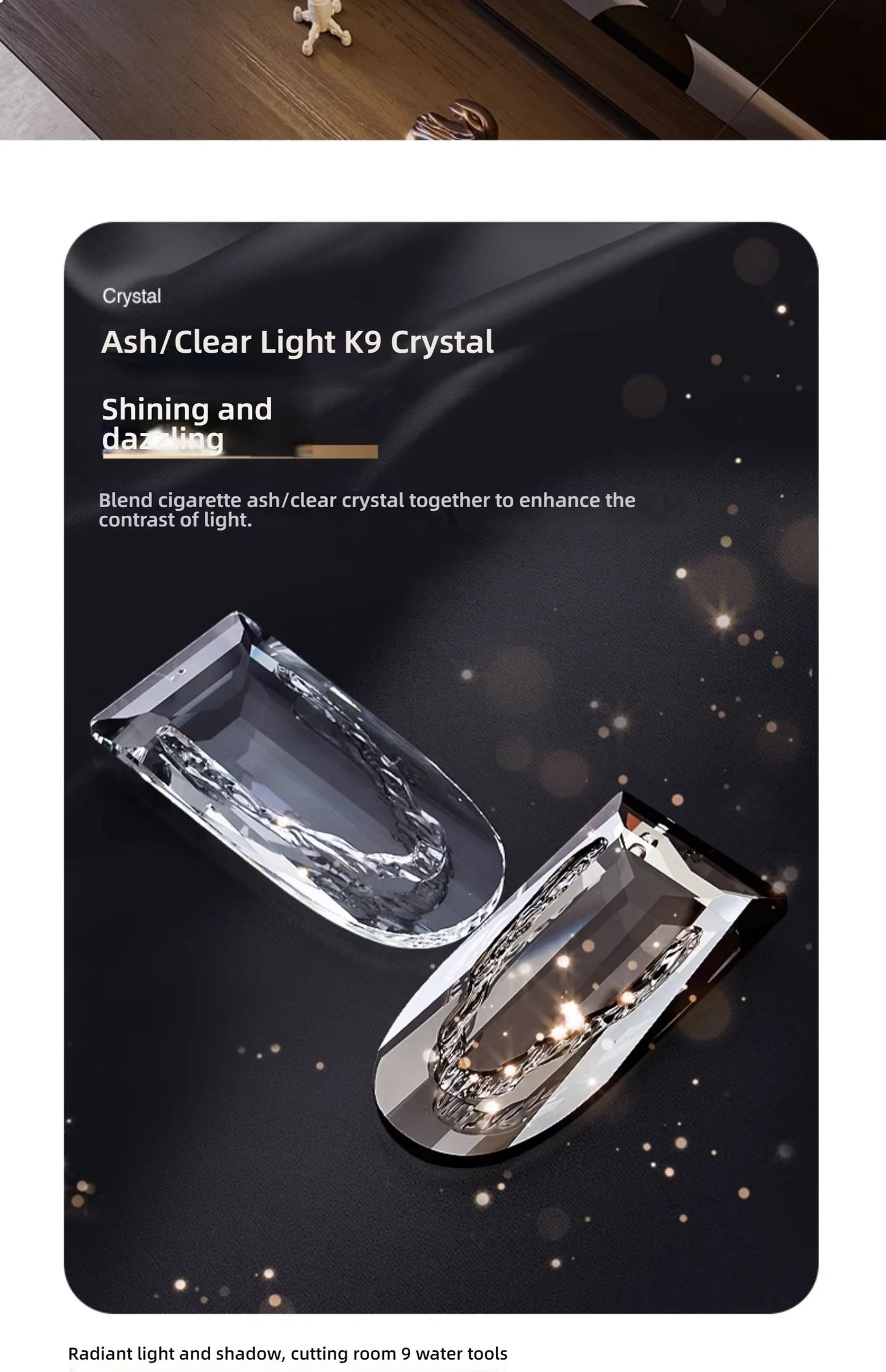 Lustro Cascade Crystal Feather Chandelier