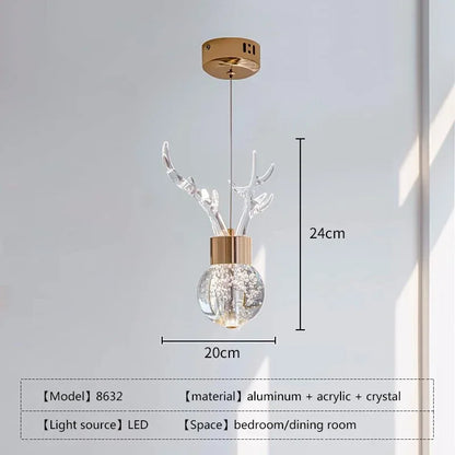 Luminora Bubble  Deer  Chandelier