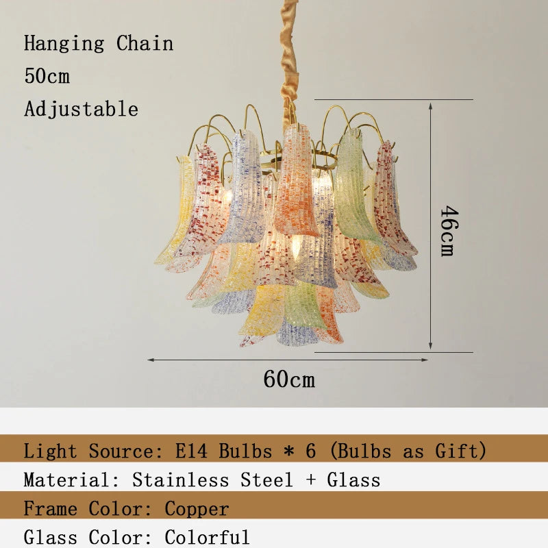 Venini Luxora Glass Chandeliers