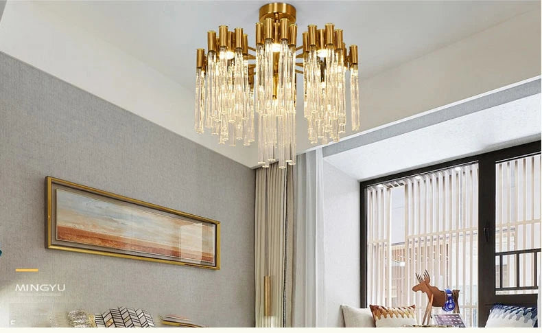 Aurora Blossom Glass Chandelier