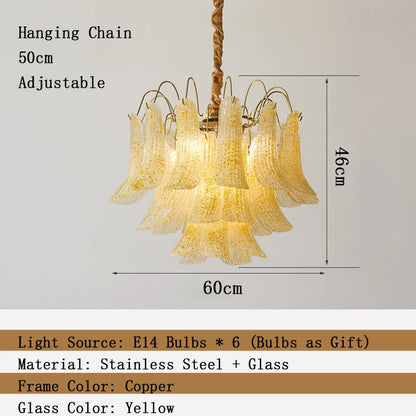 Venini Luxora Glass Chandeliers