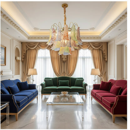 Venini Luxora Glass Chandeliers