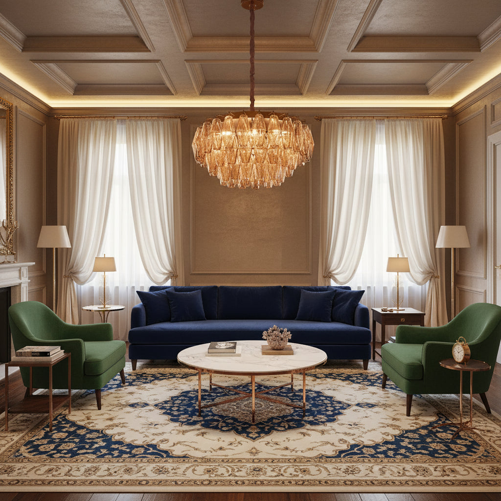 Aurelia Glass Chandelier