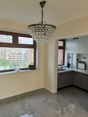 Retro Vintage Crystal Pendant Light.