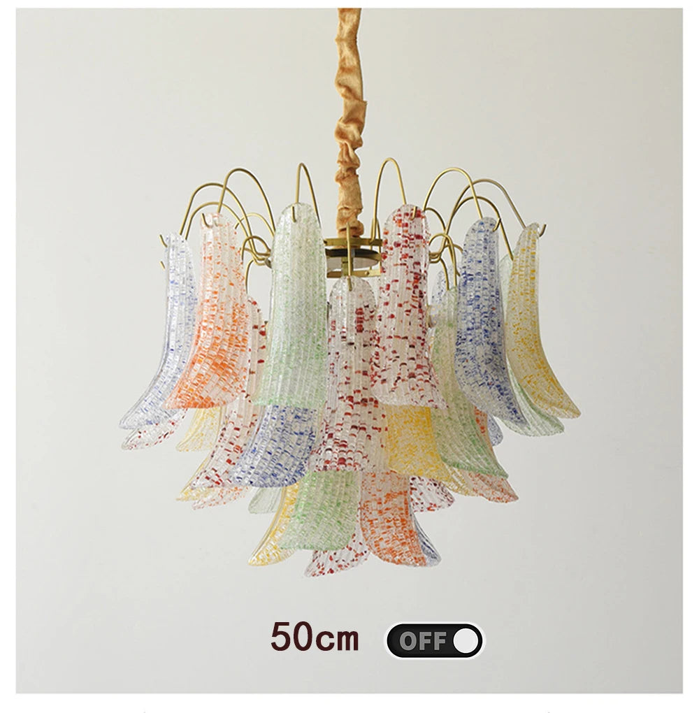 Venini Luxora Glass Chandeliers