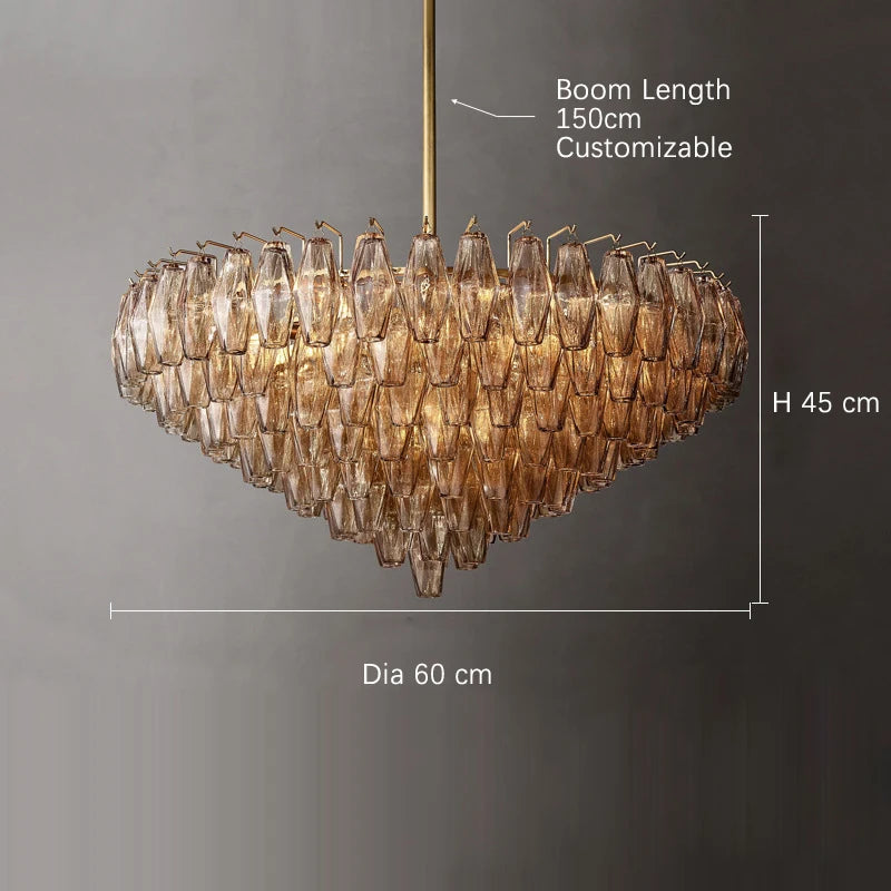 Aurelia Glass Chandelier