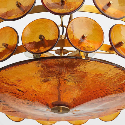 Lustrae Glass Chandelier