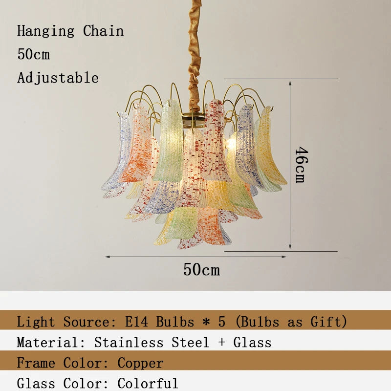 Venini Luxora Glass Chandeliers