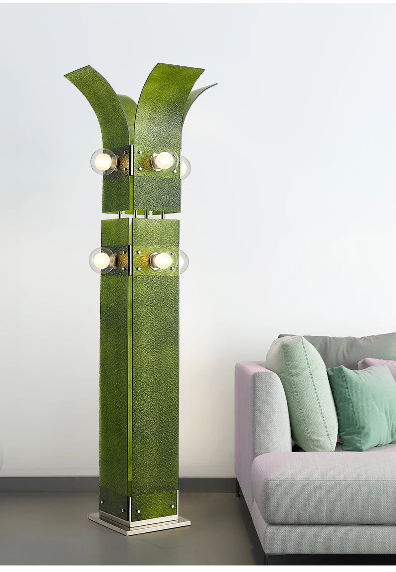 PalmGlow Floor Lamp