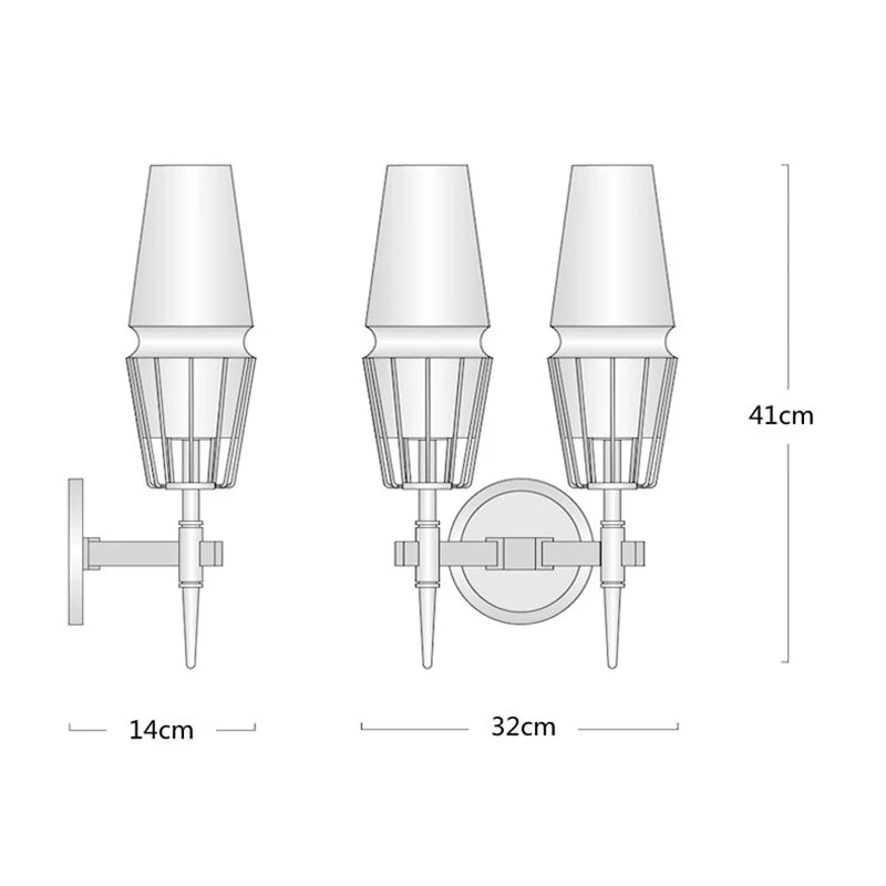Regalia Prism Brass Wall Sconce