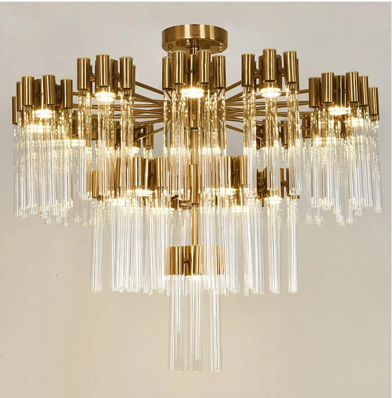Aurora Blossom Glass Chandelier