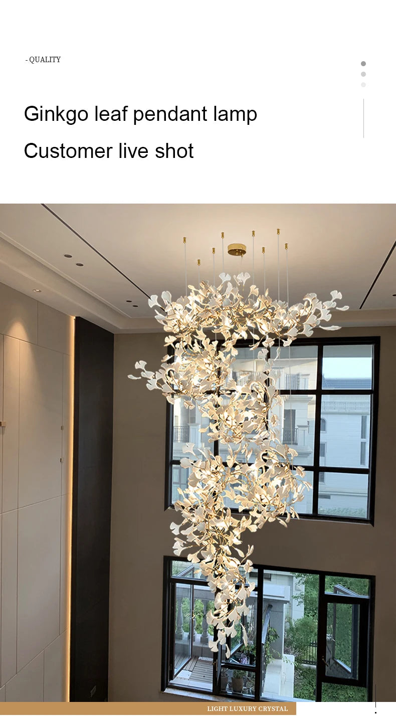 Ginkgo  Chandelier