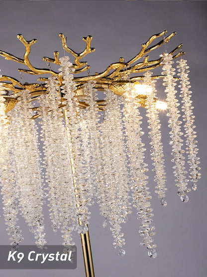 K9 Crystal LED Floor Lamp