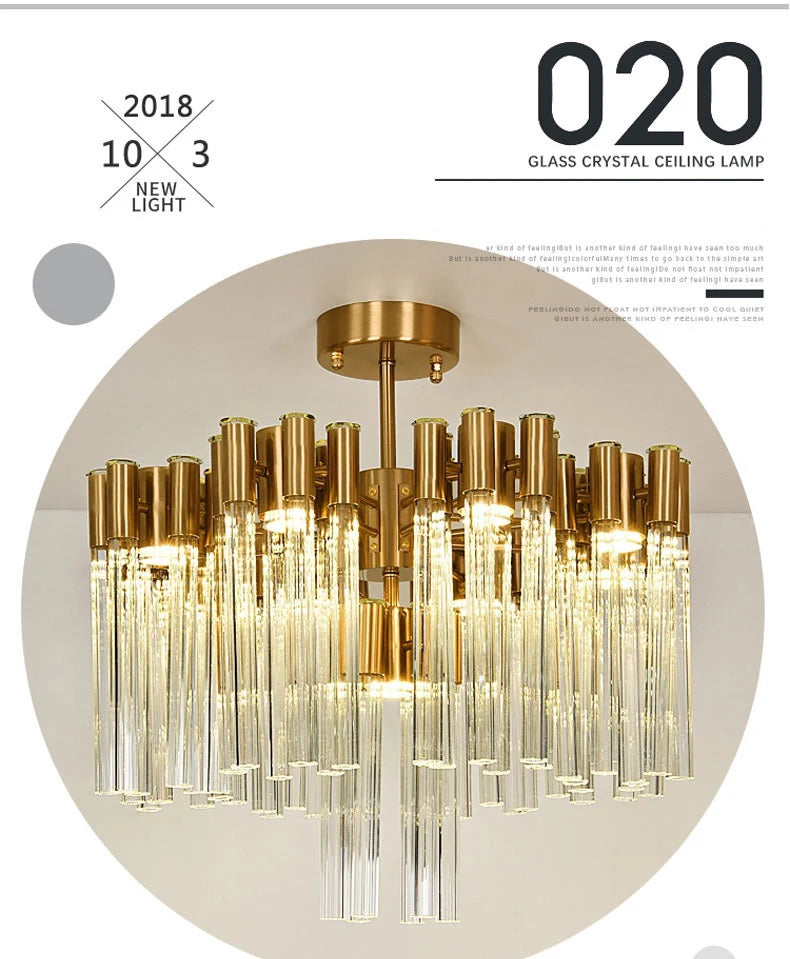 Aurora Blossom Glass Chandelier