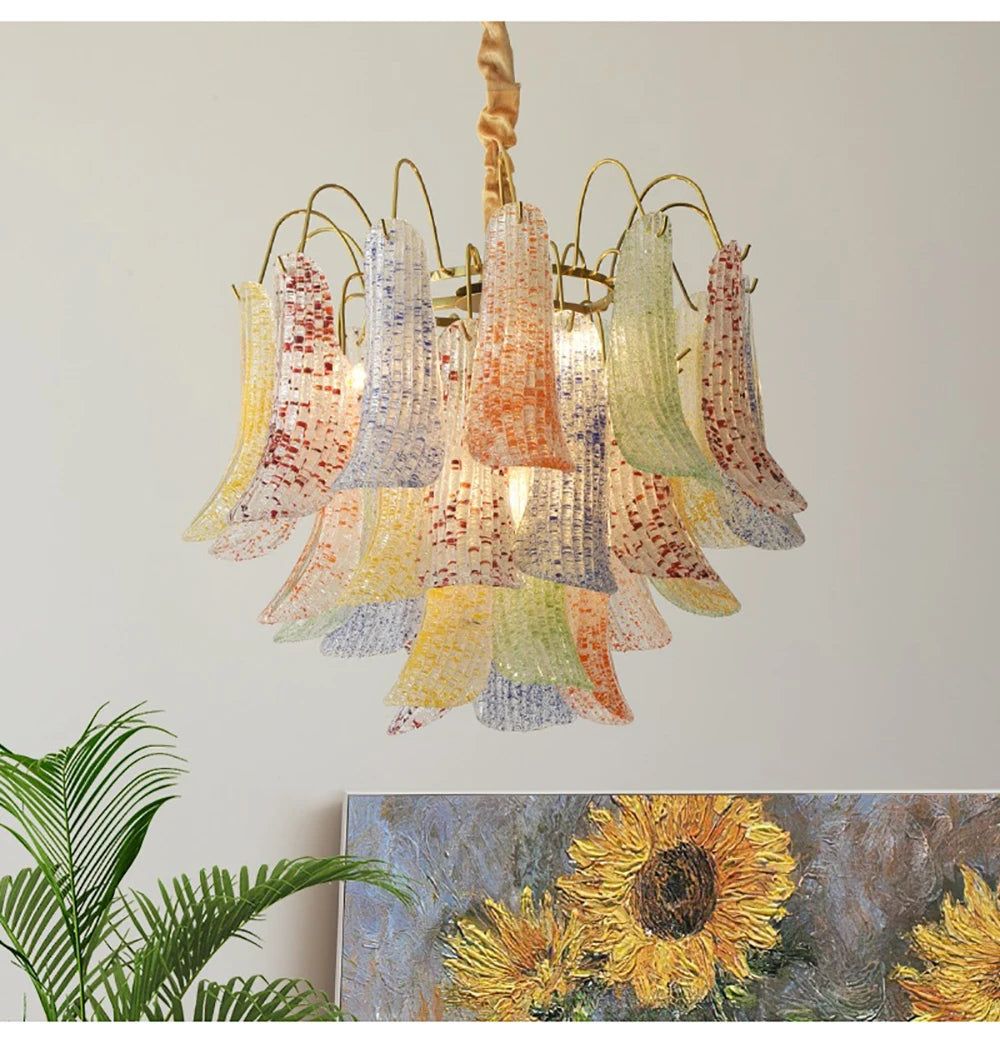 Venini Luxora Glass Chandeliers