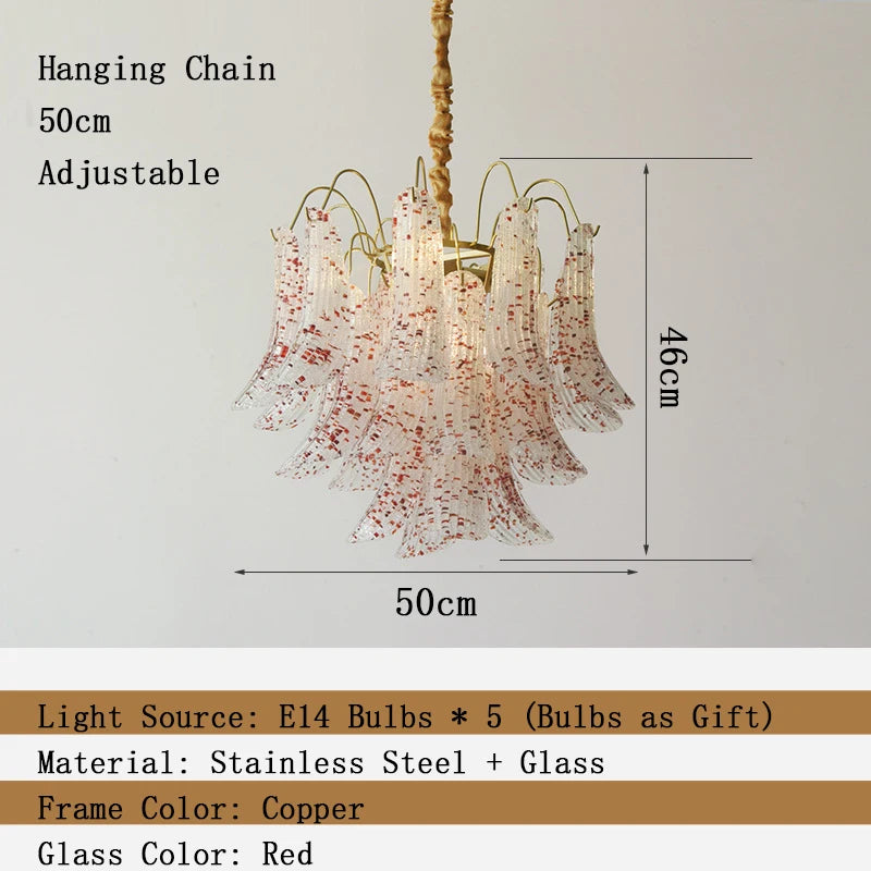 Venini Luxora Glass Chandeliers