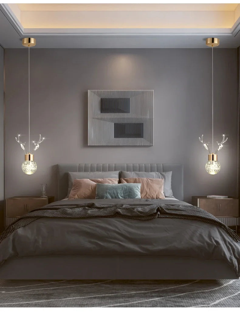 Luminora Bubble  Deer  Chandelier