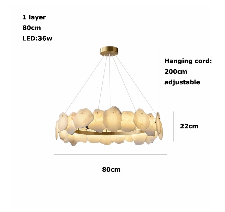 MARVELLUX Marble Chandelier