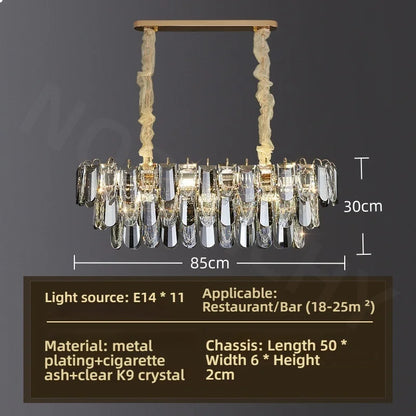 Lustra Nova Crystal Cascade Chandelier