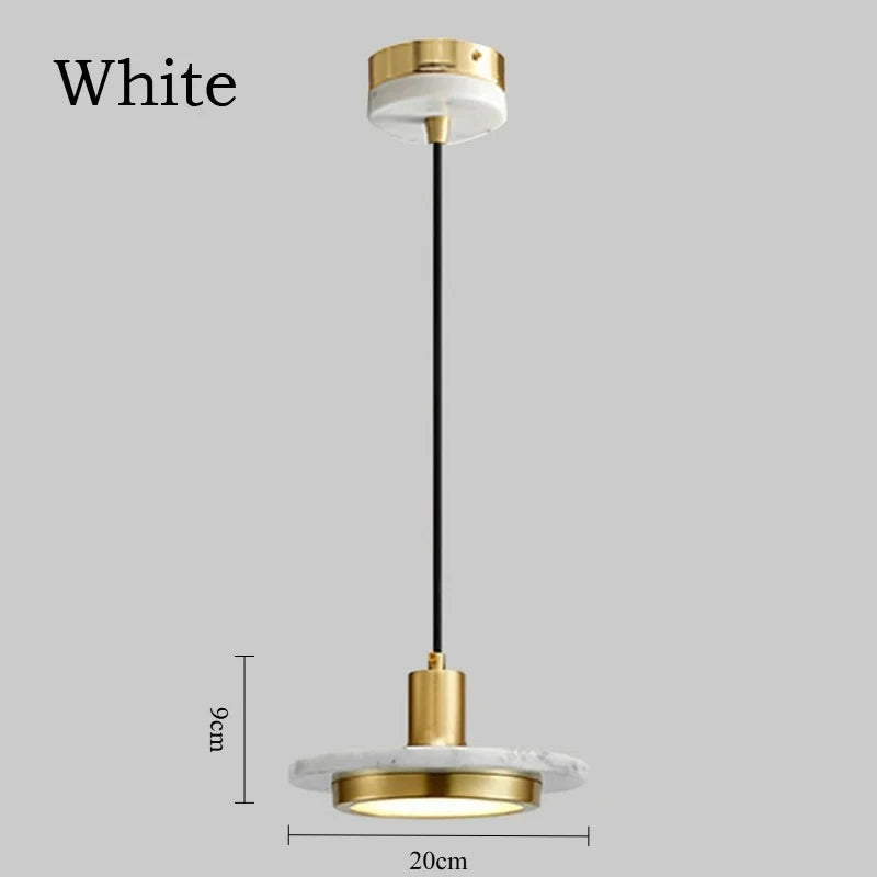 Postmodern Marble Pendant