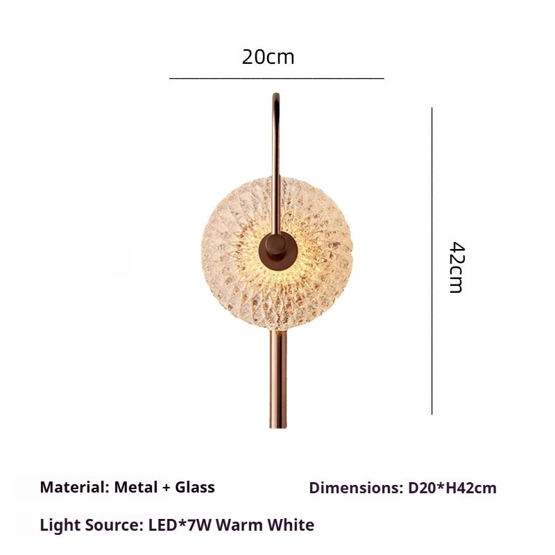 Crysdena Crystal  Wall Light