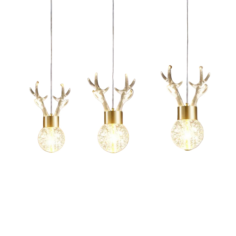 Luminora Bubble  Deer  Chandelier