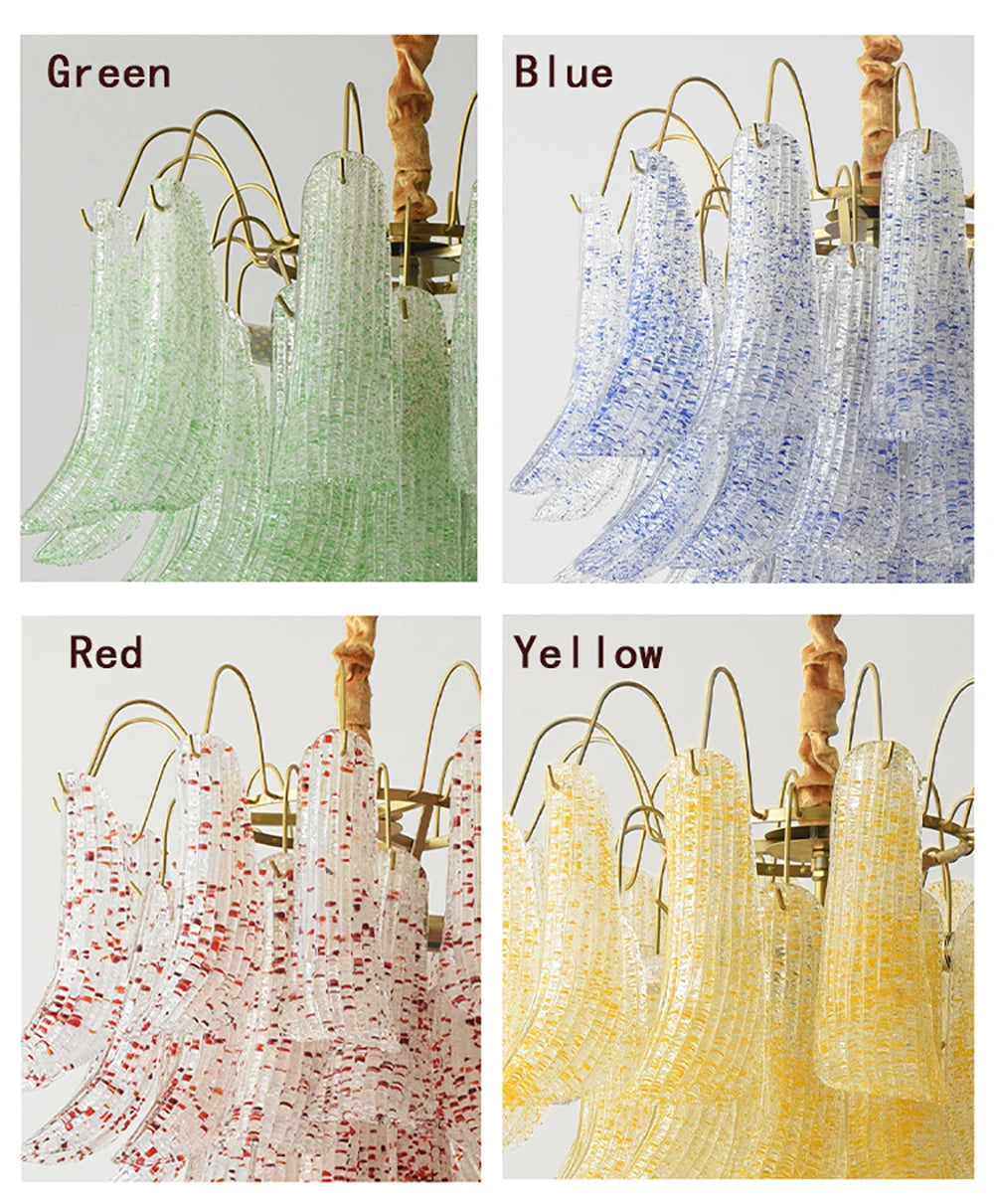 Venini Luxora Glass Chandeliers