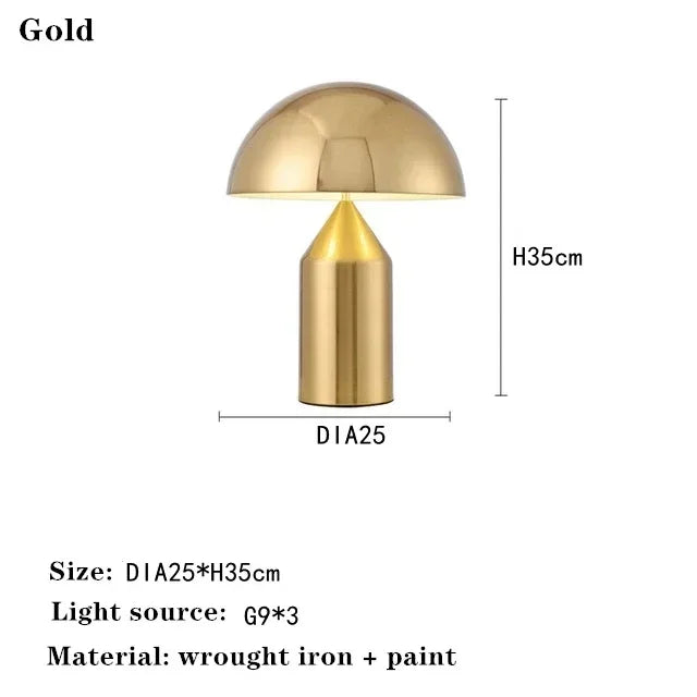 Atolluxe  Mushroom Table Lamp