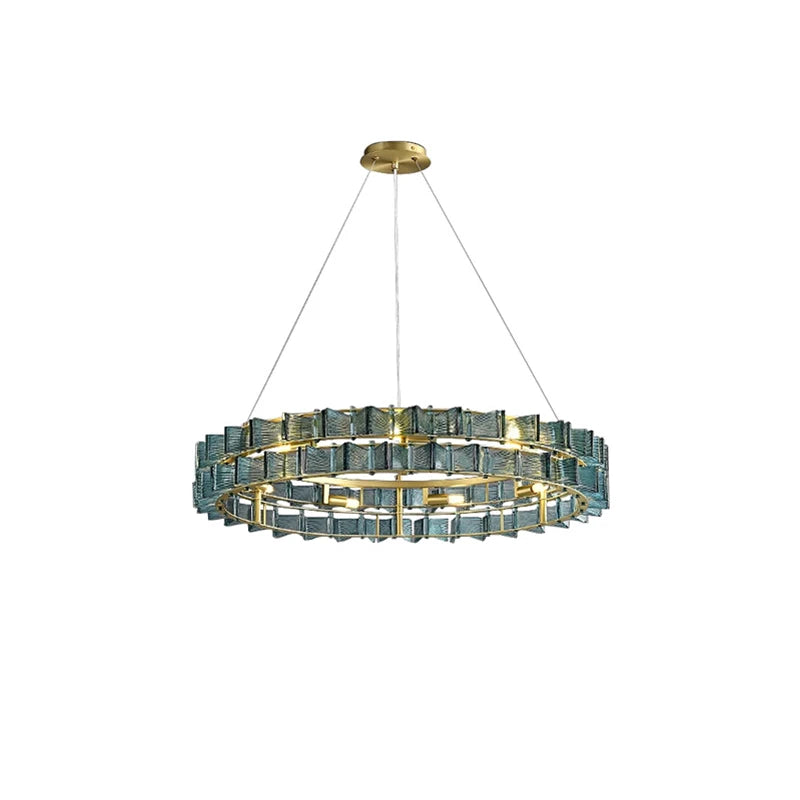 Marbella Blue Orbit Chandelier