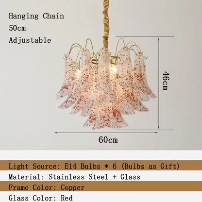 Venini Luxora Glass Chandeliers
