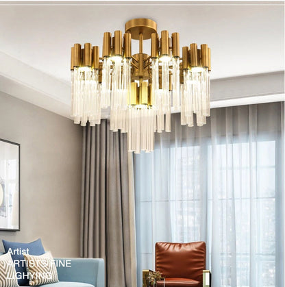 Aurora Blossom Glass Chandelier