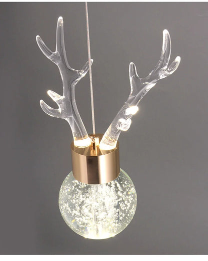 Luminora Bubble  Deer  Chandelier