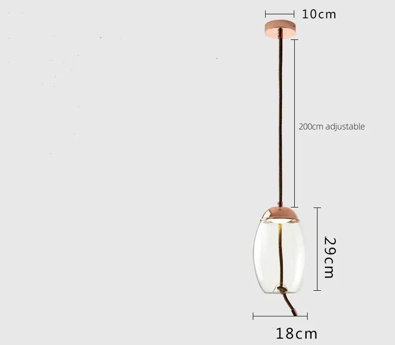 Auraloom Glass Pendant