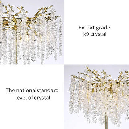 K9 Crystal LED Floor Lamp