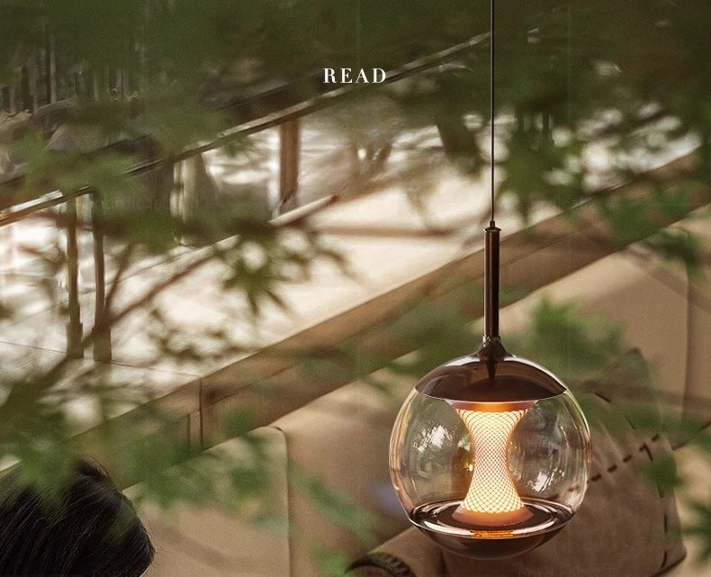 Italian Glass Pendant Light