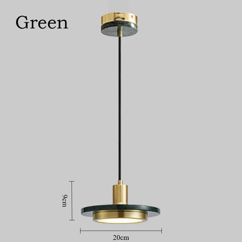 Postmodern Marble Pendant