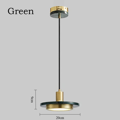 Postmodern Marble Pendant