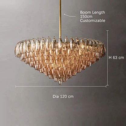 Aurelia Glass Chandelier