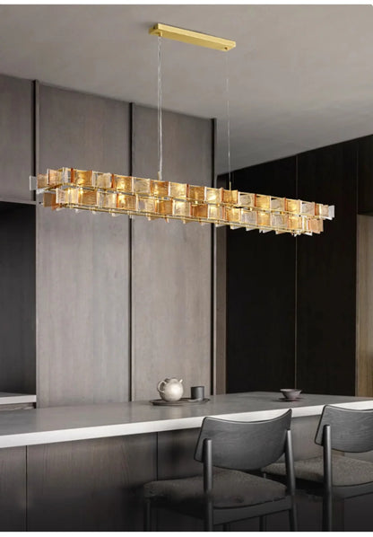 Marbella Blue Orbit Chandelier