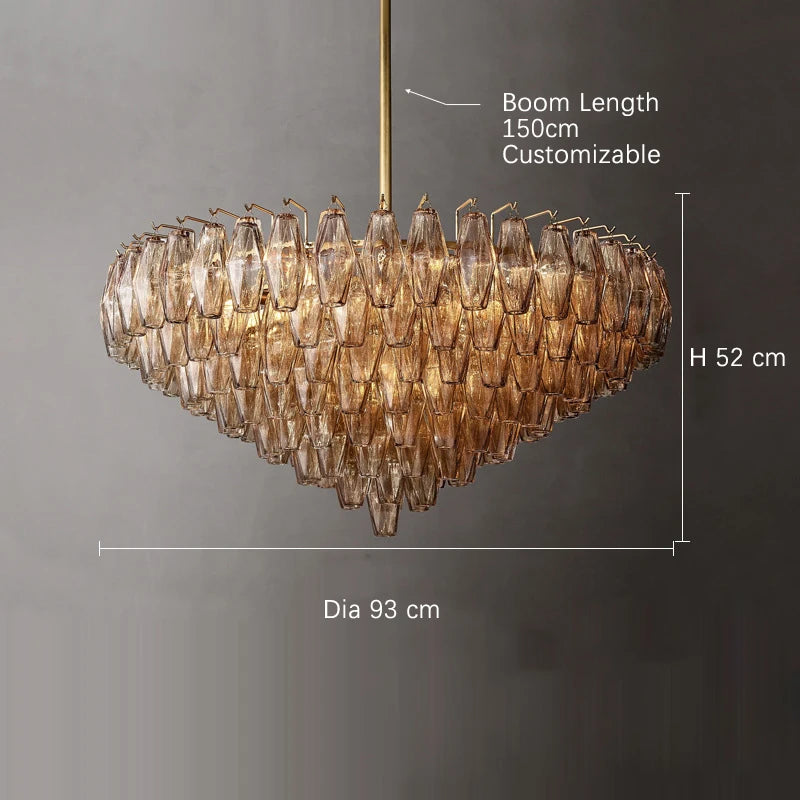 Aurelia Glass Chandelier